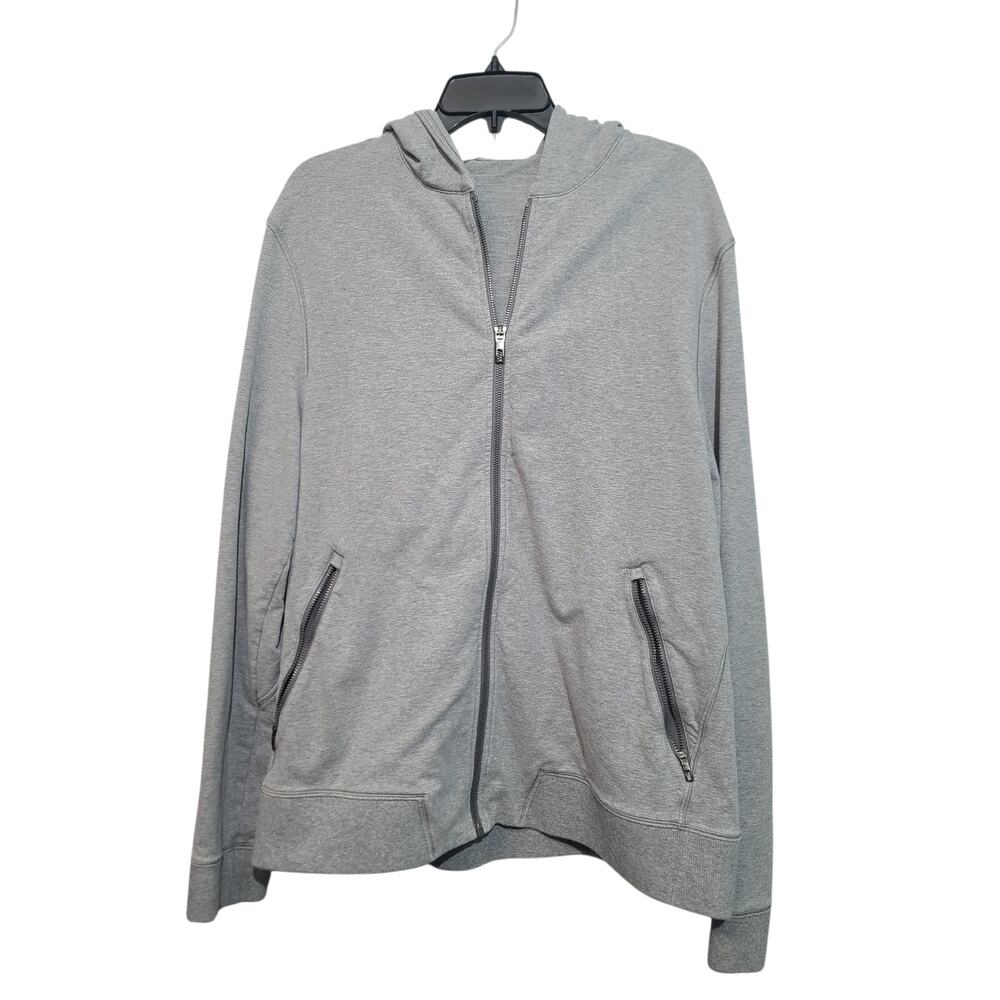 lululemon Men's City Sweat Full Zip Hoodie Heather Gray L